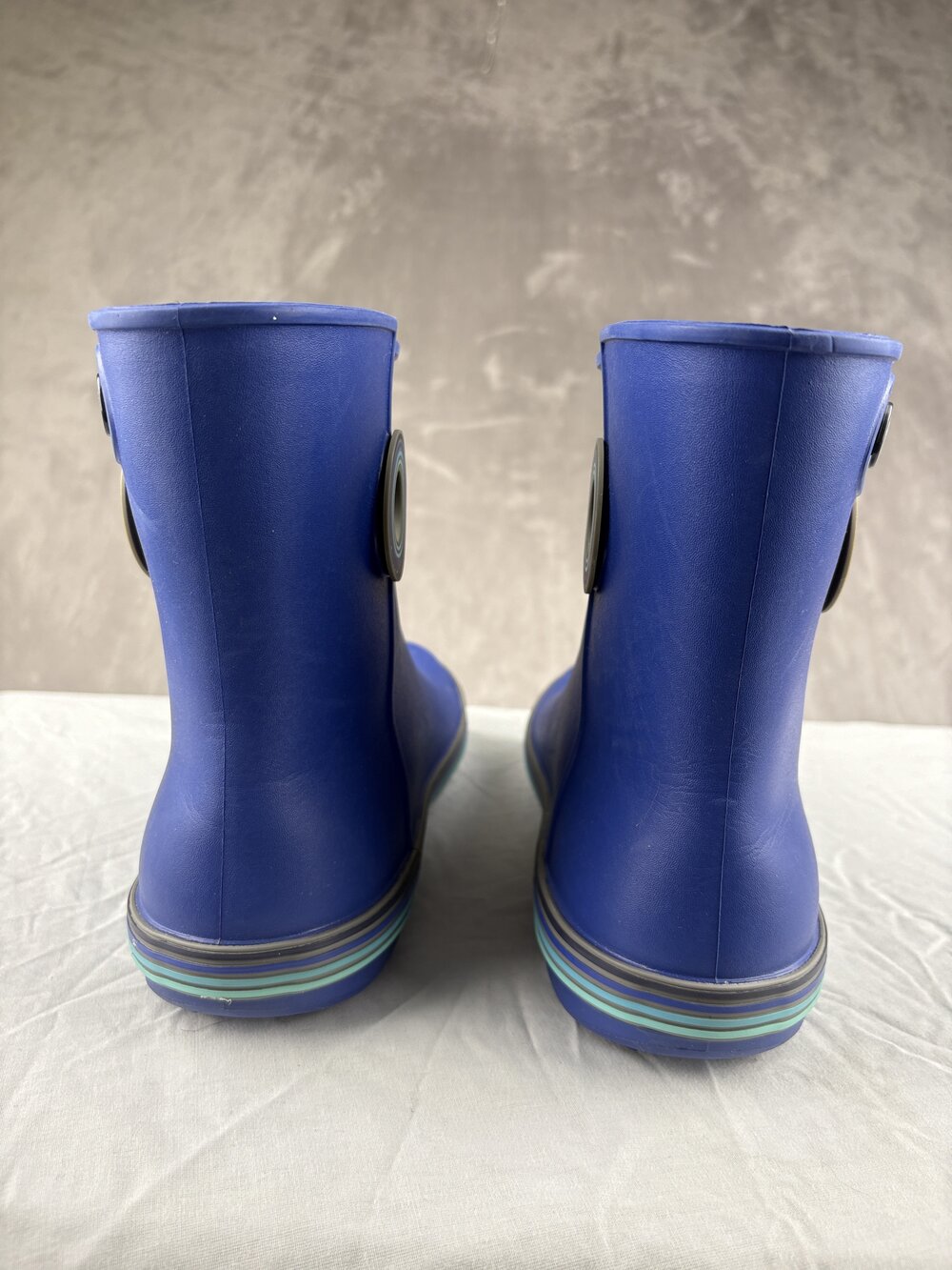Crocs Women's Waterproof Rain Boots Size 7 Blue Short Boot - Picture 6 of 8
